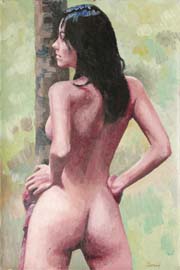 Nude standing by Christopher Droop