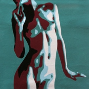 Torso in turquoise by Christopher Droop