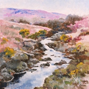 Moorland stream by Christopher Droop