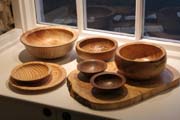 Wood turned bowls by Nicolas Hodges