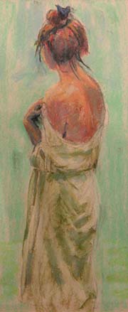 Girl in green by Michael Droop